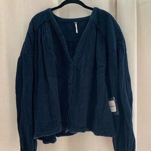 Free People - Navy Top
